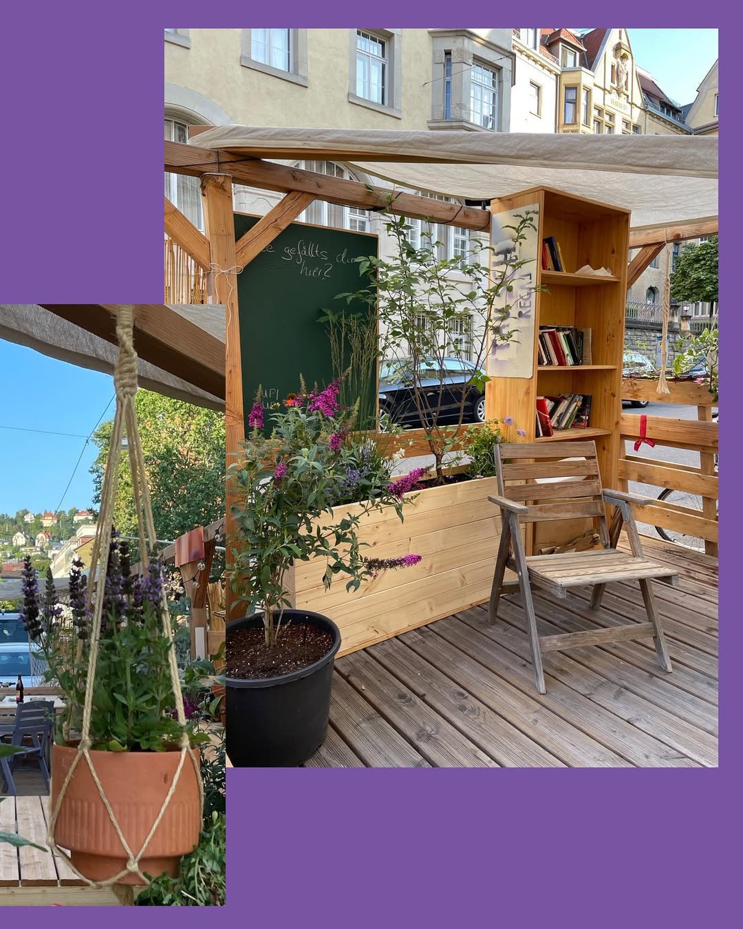 Veranstaltung am Parklet