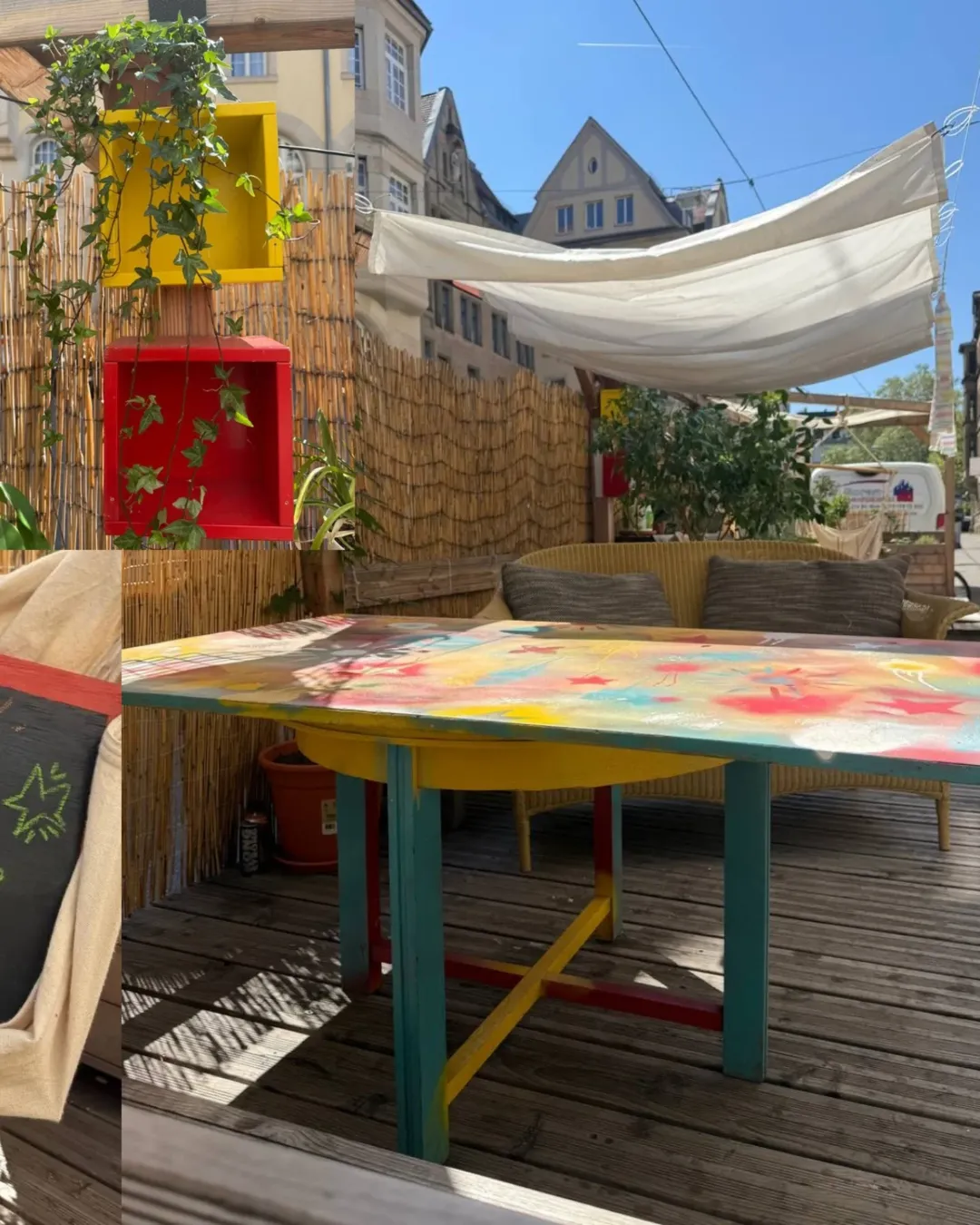 Leben auf dem Parklet